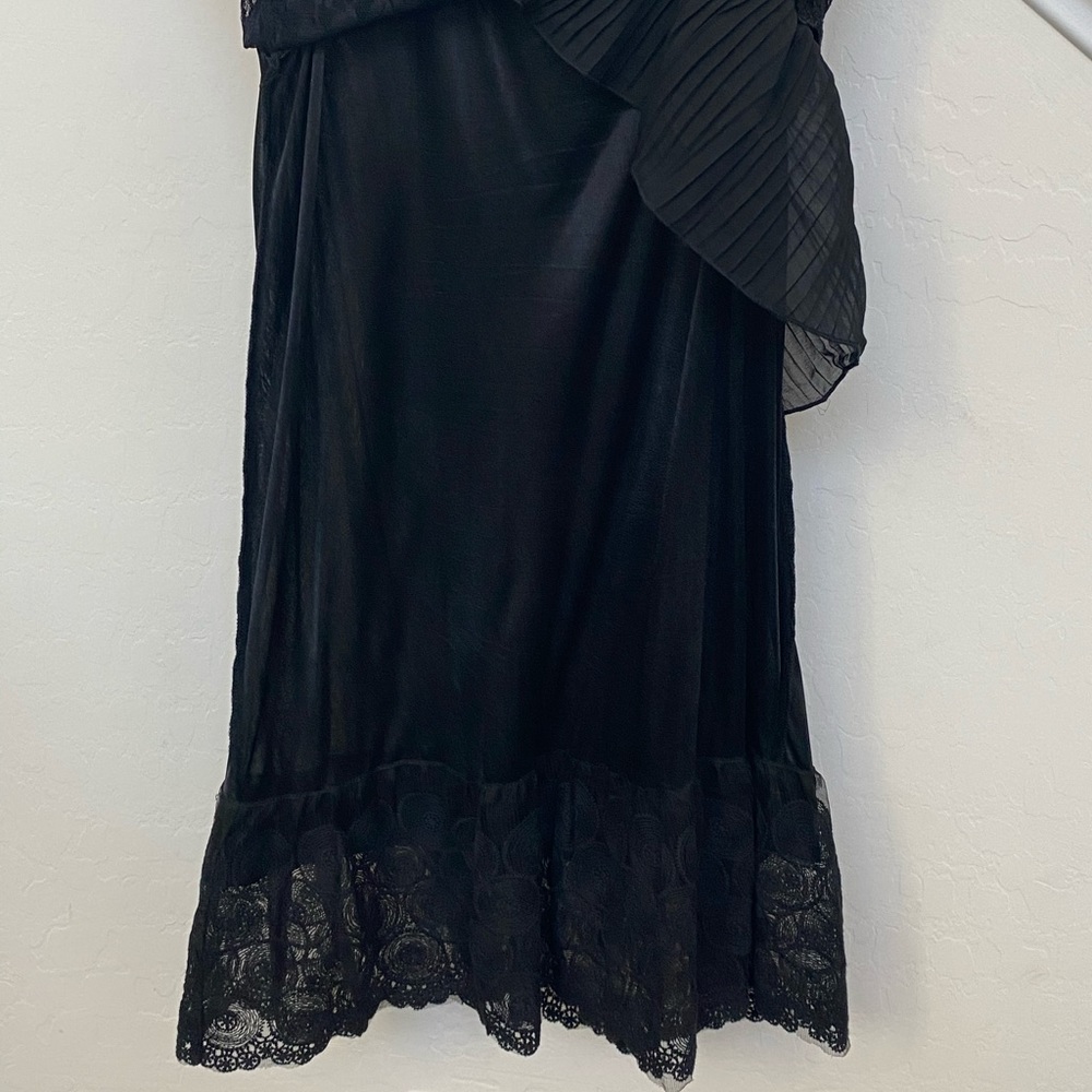 Vertigo Paris Black Lace Dress {Flapper Vibe} RARE - Picture 7 of 11